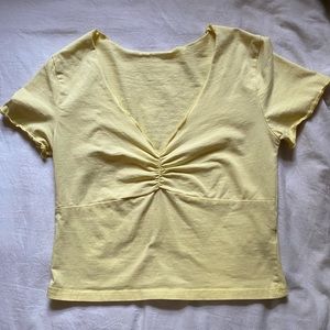 Pastel Yellow Brand New Romwe Top!